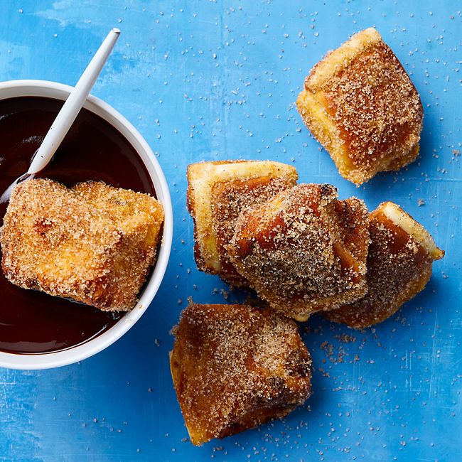French-toast Hot-cross-bun Bites