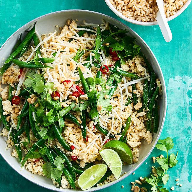 Healthier Thai-style Larb Tofu
