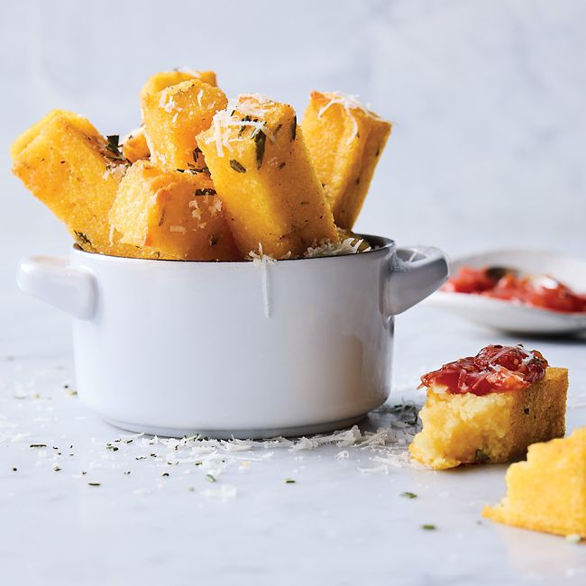 Parmesan & Rosemary Polenta Chips