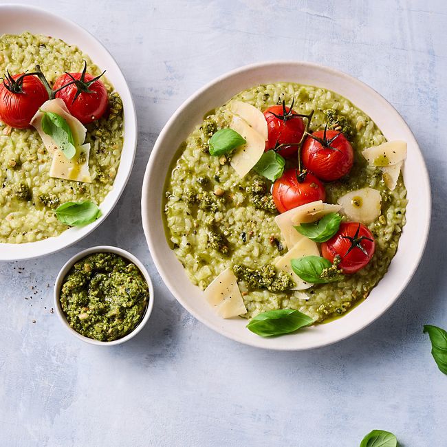 Roasted Tomato & Pesto Risotto
