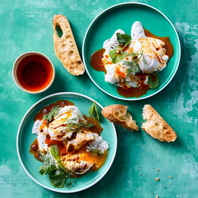 Turkish-style Poached Eggs
