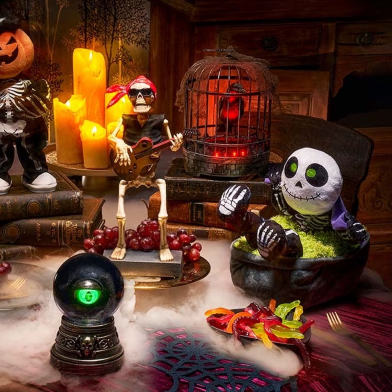 Scavenger hunt set up