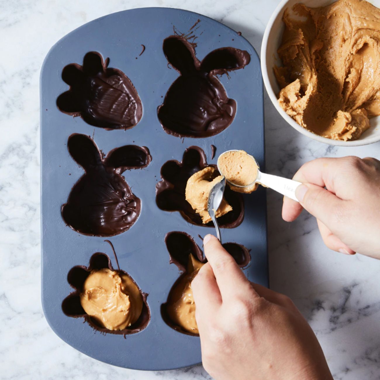 chocolate moulds step2