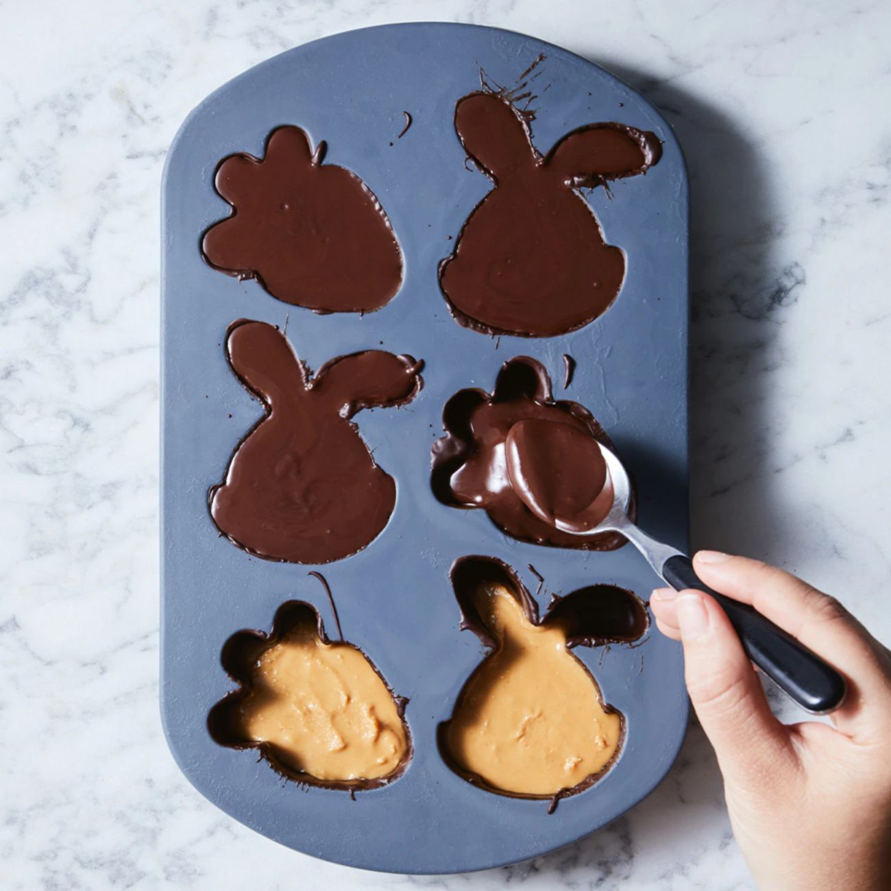 chocolate moulds step3