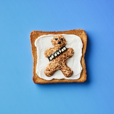 Chewbacca from Star Wars Toast