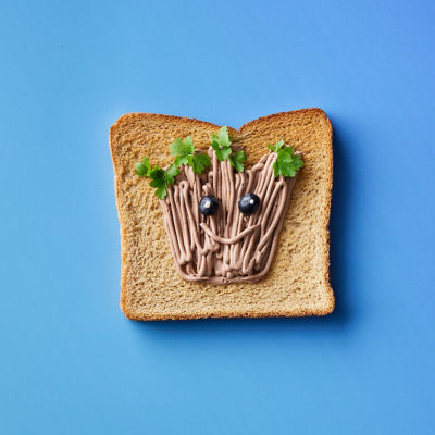 Groot from Marvel Toast