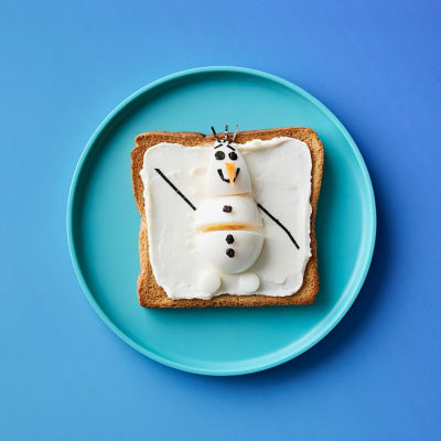 Olaf from Frozen Toast