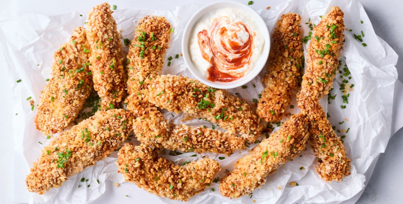 Air-fryer French onion chicken tenders