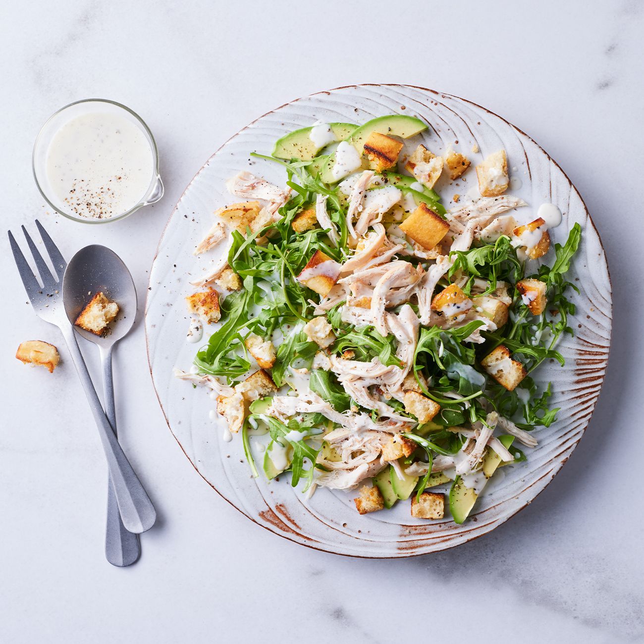 Chicken and rocket salad