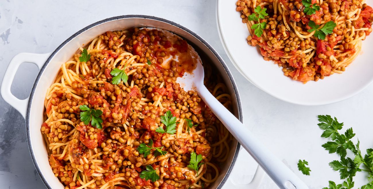 Lentil bolognese