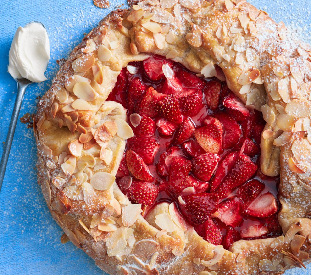 Shortcrust pastry strawberry tart