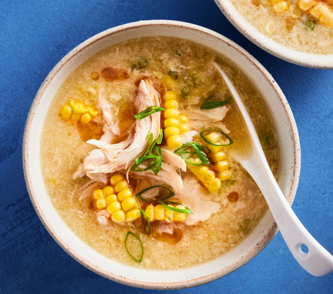 Chicken and sweet corn soup