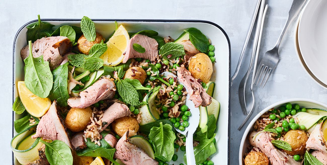 spring lamb salad