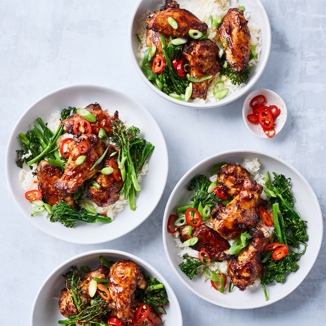 Sticky teriyaki wings