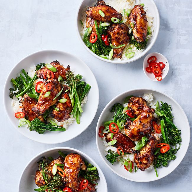 Sticky Teriyaki Chicken Wings