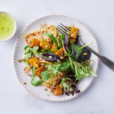 Tofu, Pumpkin & Mixed Seed Salad