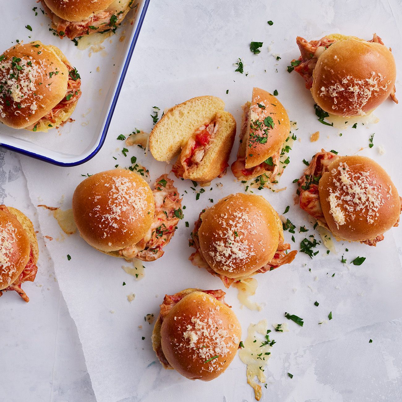 Traybake Chicken Sliders