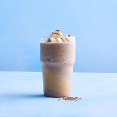 Peanut Butter & Banana Chocolate Smoothie