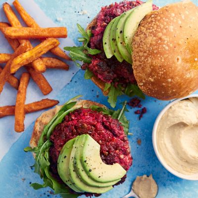 Beetroot & Lentil Burger