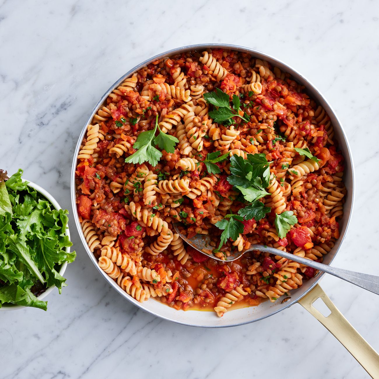 Easy lentil bolognese