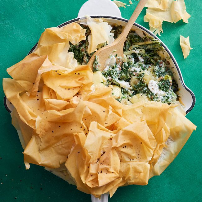 Healthier Spinach Pie