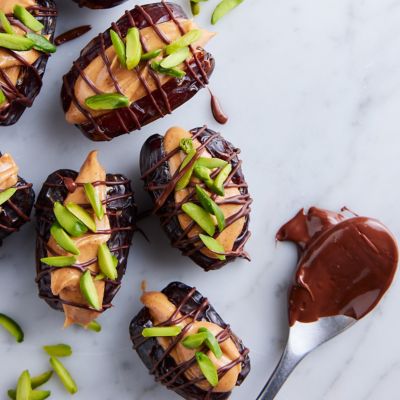 Nut-butter-stuffed Dates