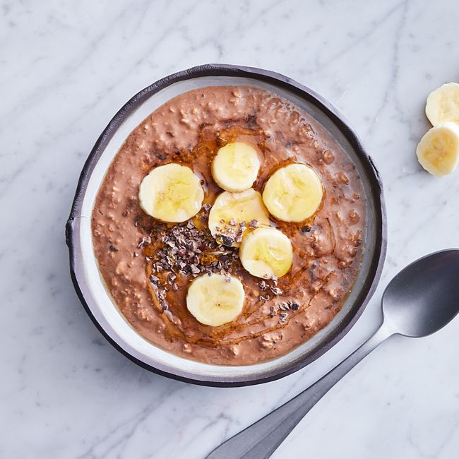 Chocolate-banana Overnight Oats