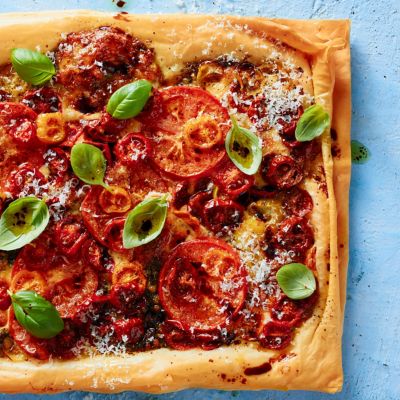 Fresh Tomato & Basil Tart