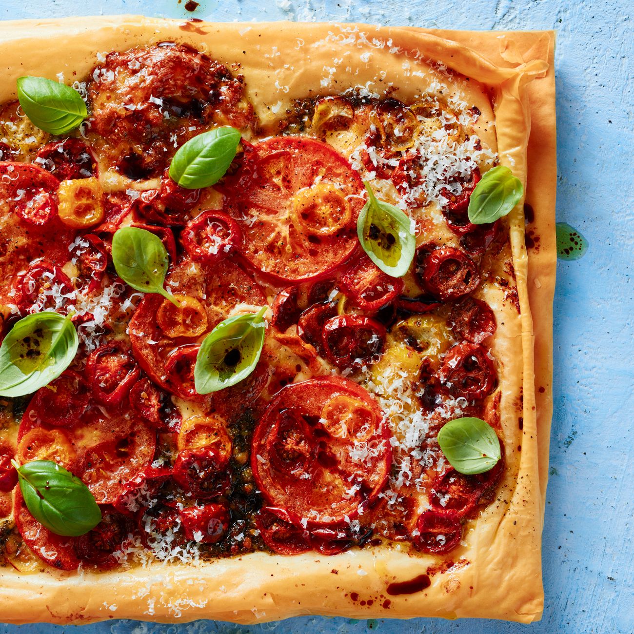 Fresh Tomato and Basil Tart