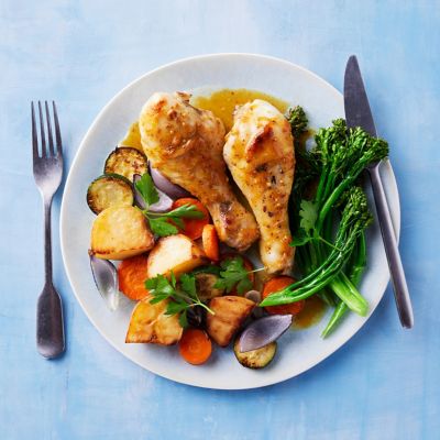 Honey-mustard Chicken & Vegetable Traybake