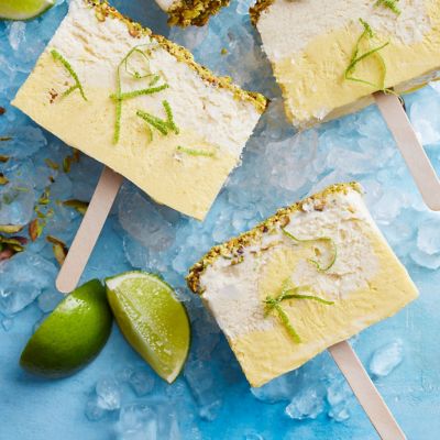 Mango, Pistachio & Coconut Loaf Popsicles