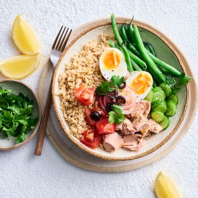Tuna Niçoise Rice Bowl