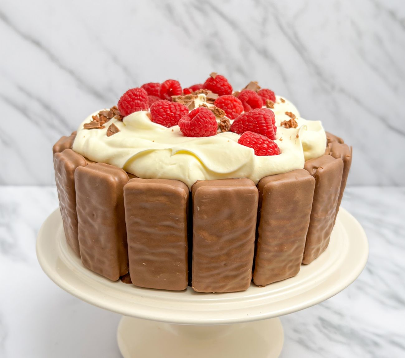 Chocolate Fudge Cake with Tim Tams