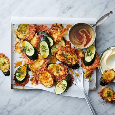 Parmesan-crusted Zucchini