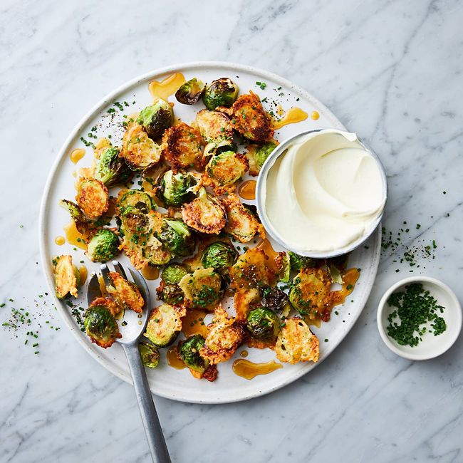Parmesan-crusted Brussels Sprouts