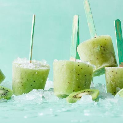 Honeydew & Kiwifruit Popsicles