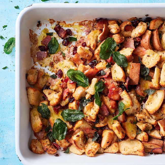 Make-ahead Traybake Stuffing