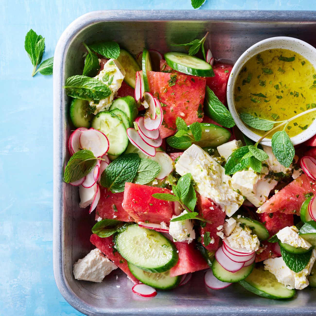 Mojito and Watermelon Salad