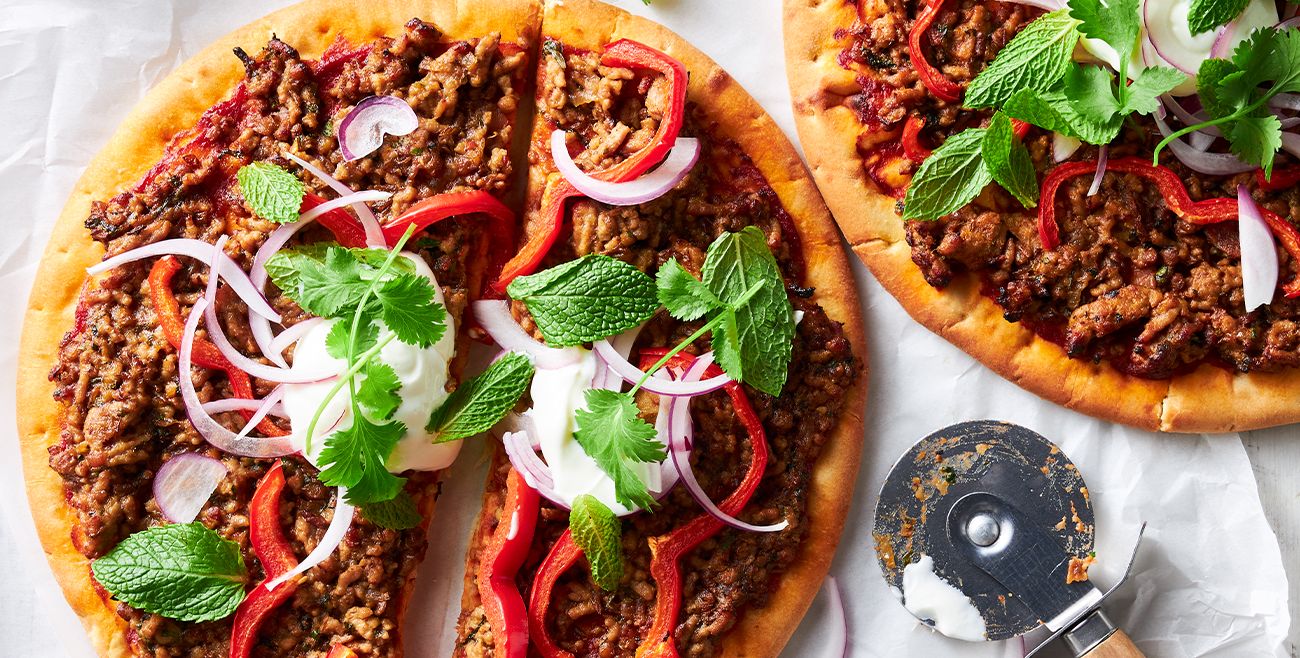 Pork Larb & Mint Pizza