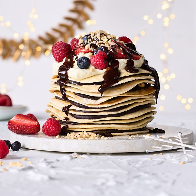 Easy Chocolate & Berry Layer Cake