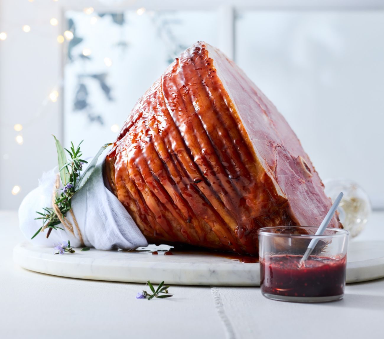 Easy honey glazed ham