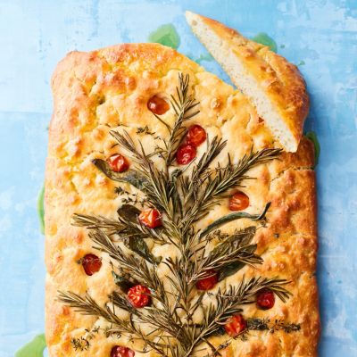 Festive No-knead Focaccia