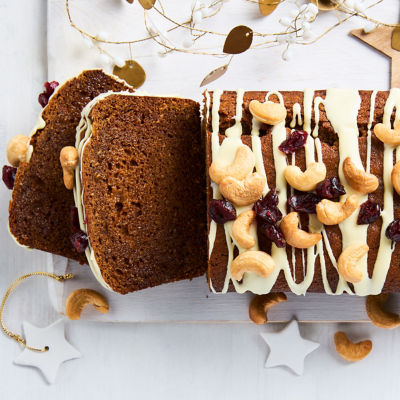 Gingerbread Drizzle Cake