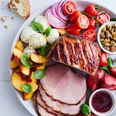 Glazed Ham Grazing Board