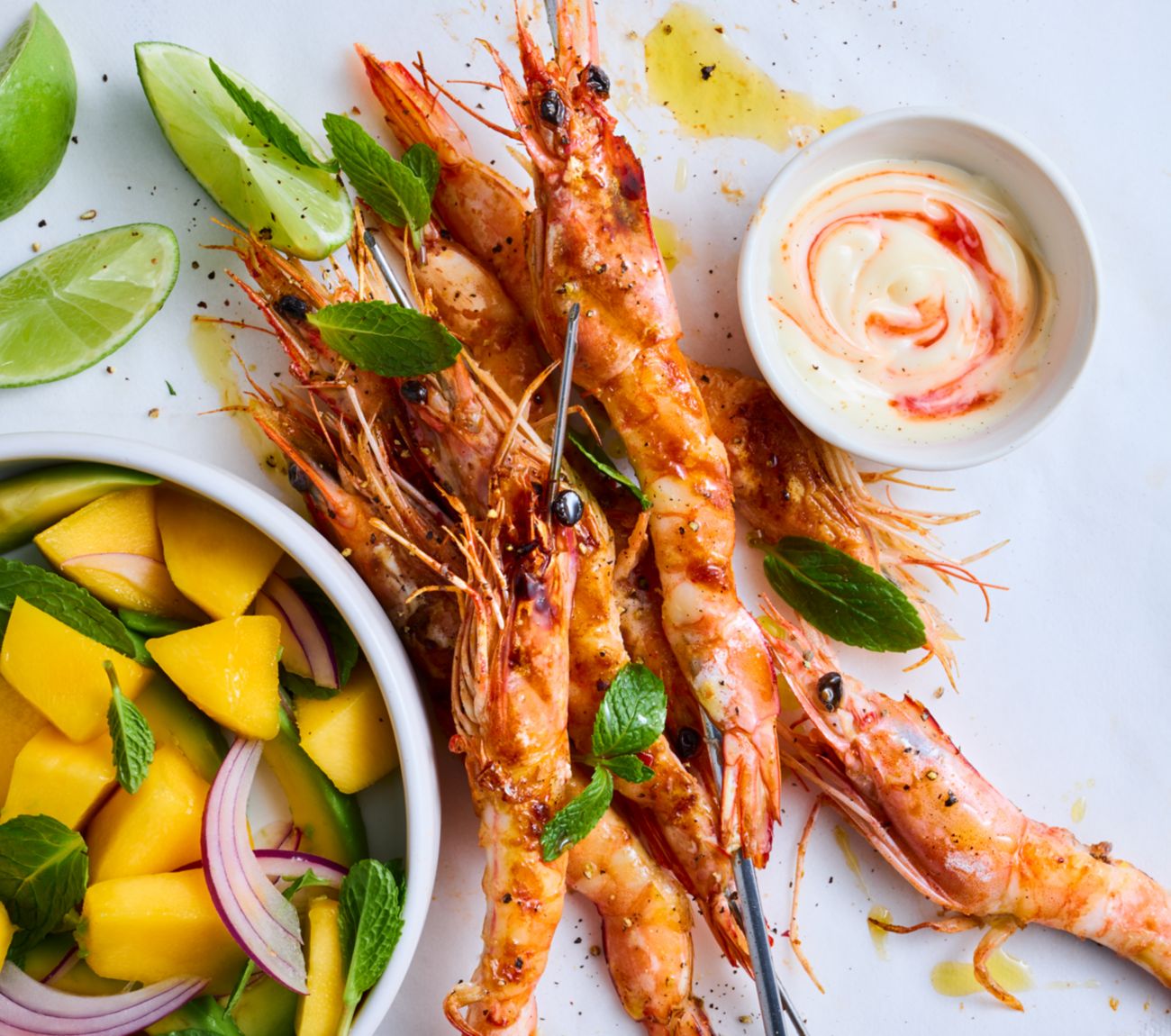 Grilled hotsell tiger prawns