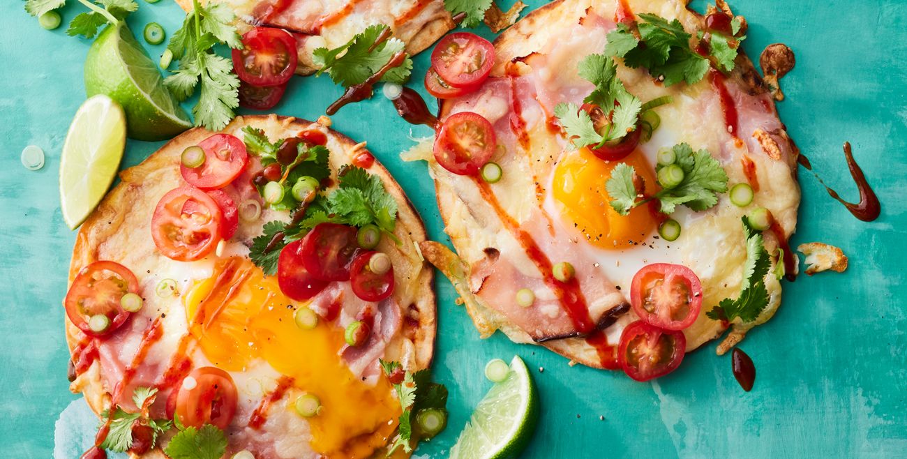 ham sriracha egg toasties