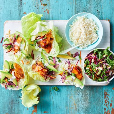 Honey Soy Chicken Lettuce Cups