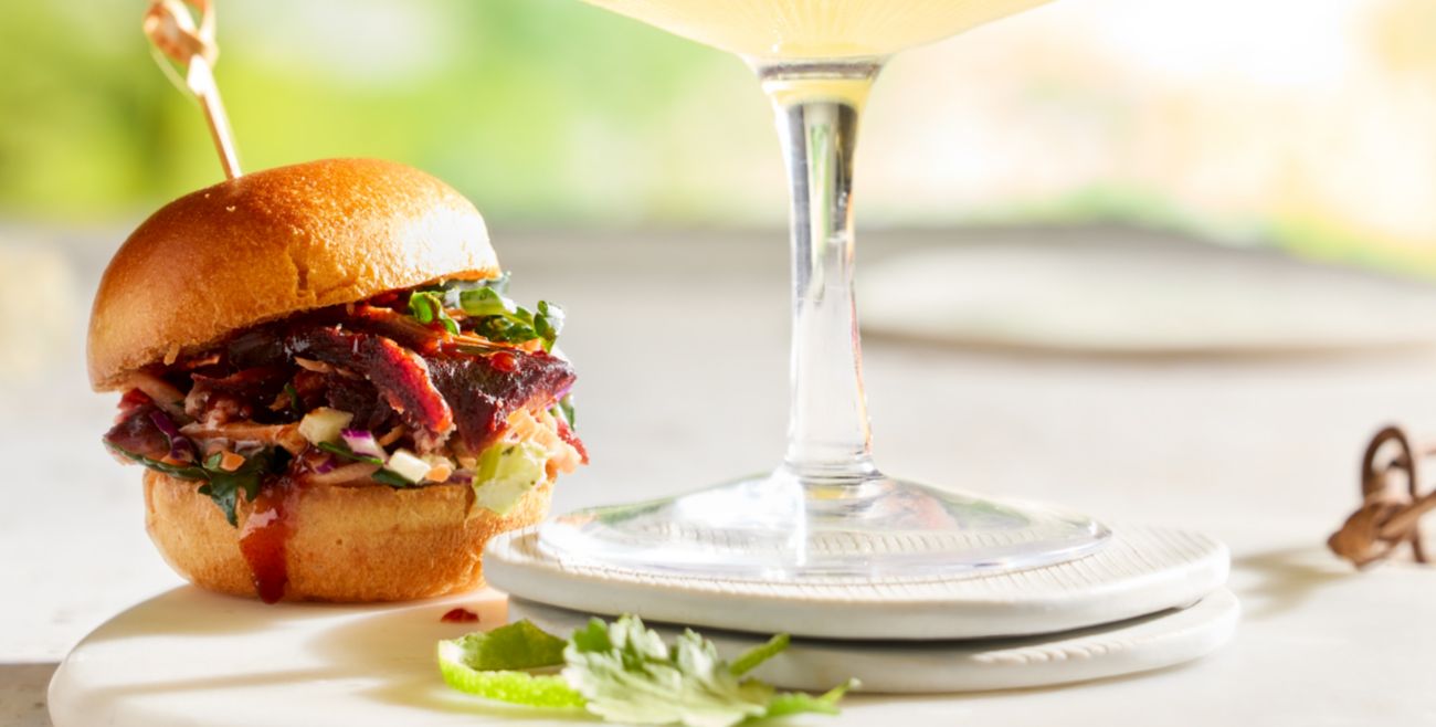 Cocktails and canapes