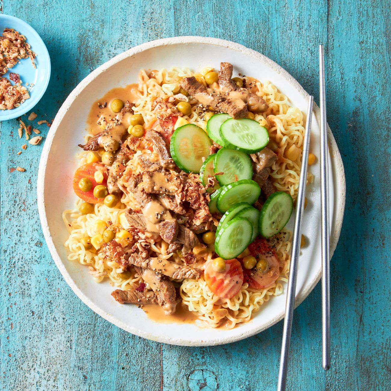 Satay Beef Noodles Recipe Woolworths