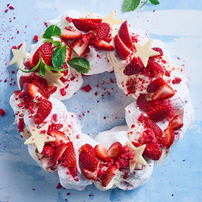 Strawberries & Cream Wreath